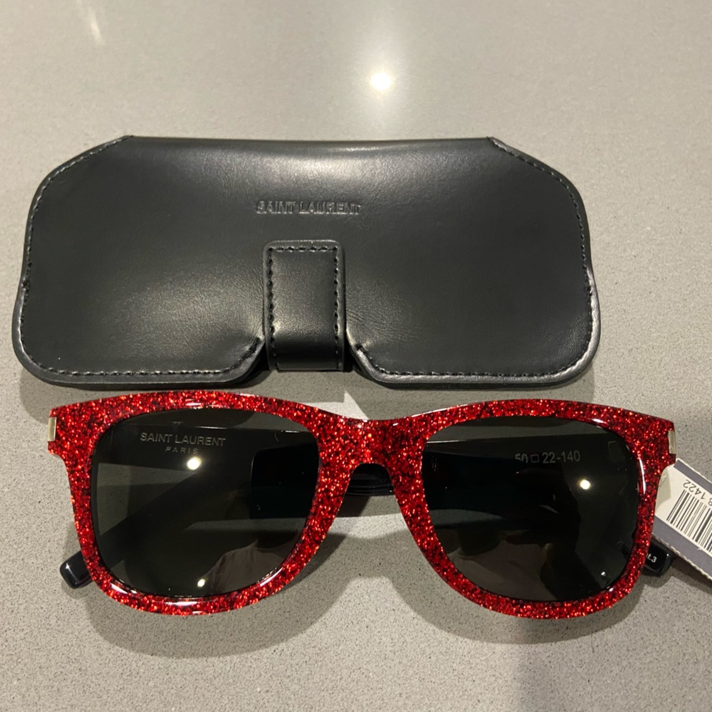 Saint Laurent SL Red Sunglasses